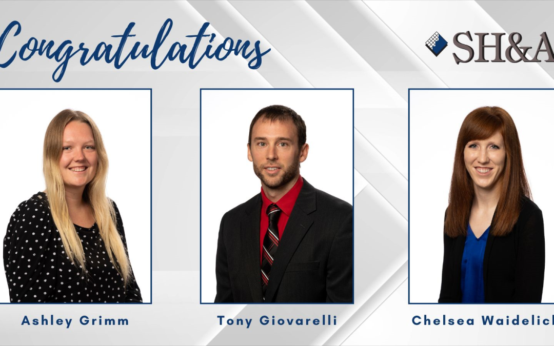 Tony Giovarelli, Ashley Grimm and Chelsea Waidelich Promoted